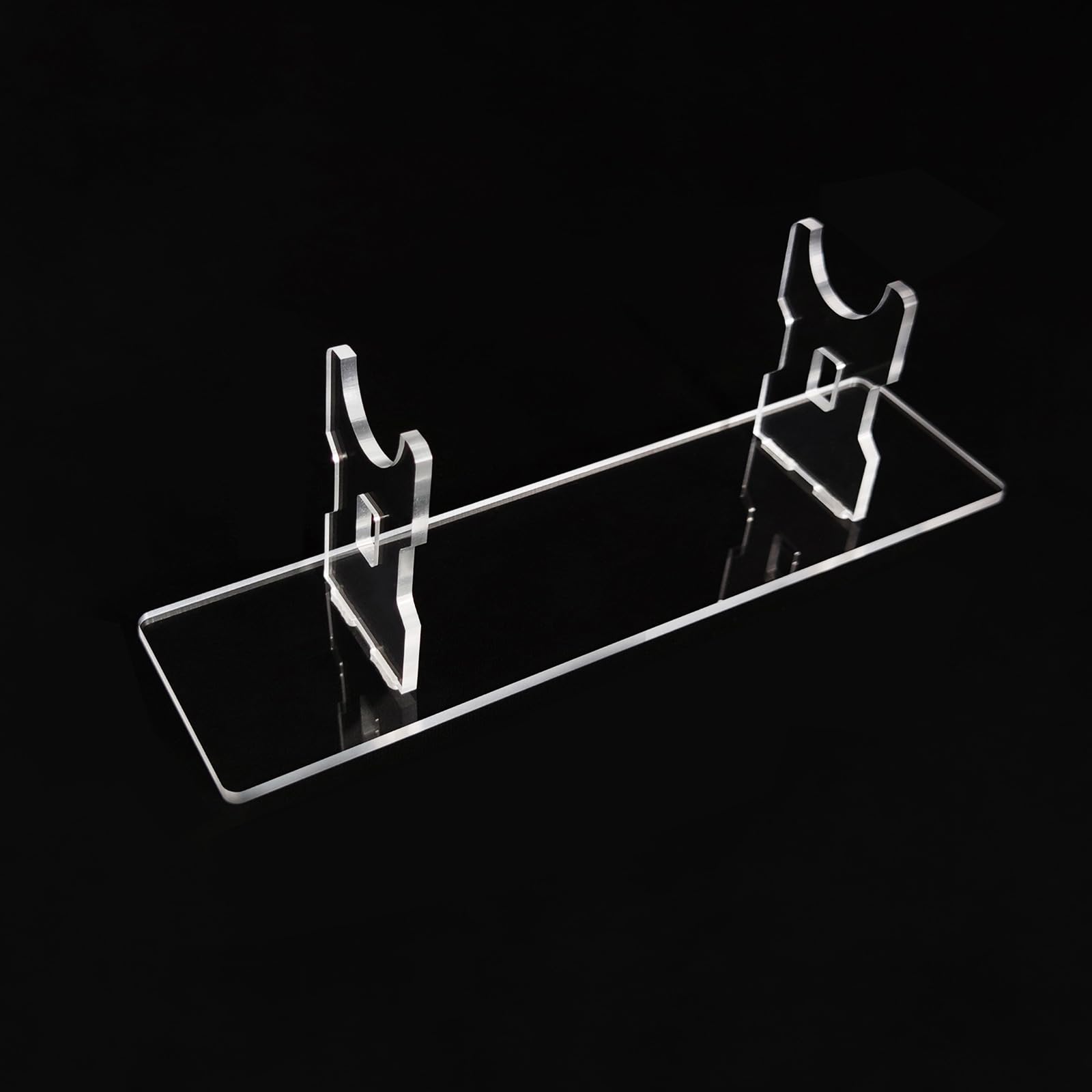 Hjhuua White Desktop Acrylic Sword Stand,Decorative Sword Stand Display Stand,Stand Sword Stand,For Katana Wakizashi Tanto Support All Swords (1/2/3/4Tier) Transparent
