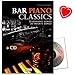 Produktbild Bar Piano Classics - 20 bekannte Songs - leicht bis mittelschwer arrangiert - Notenbuch von Michael Gundlach mit CD und bunter herzförmiger Notenklammer - EH3749 9783866261297