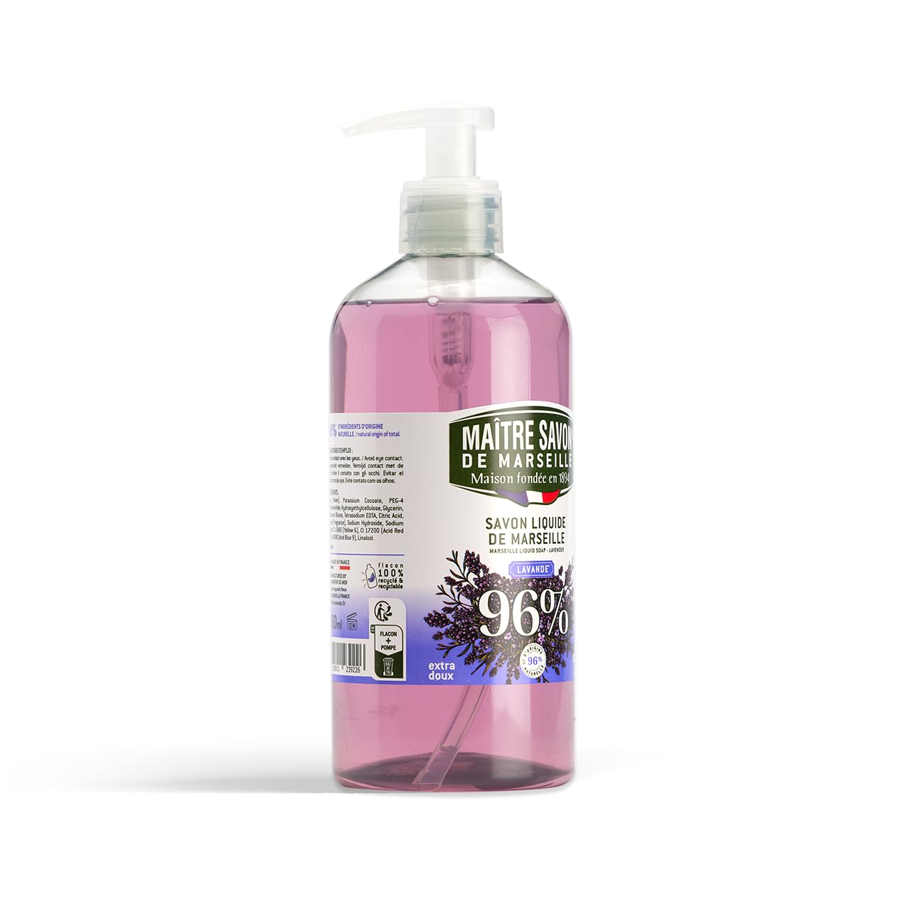 Maître Savon de Marseille 500ml Mydło w płynie Marsylia Lawenda
