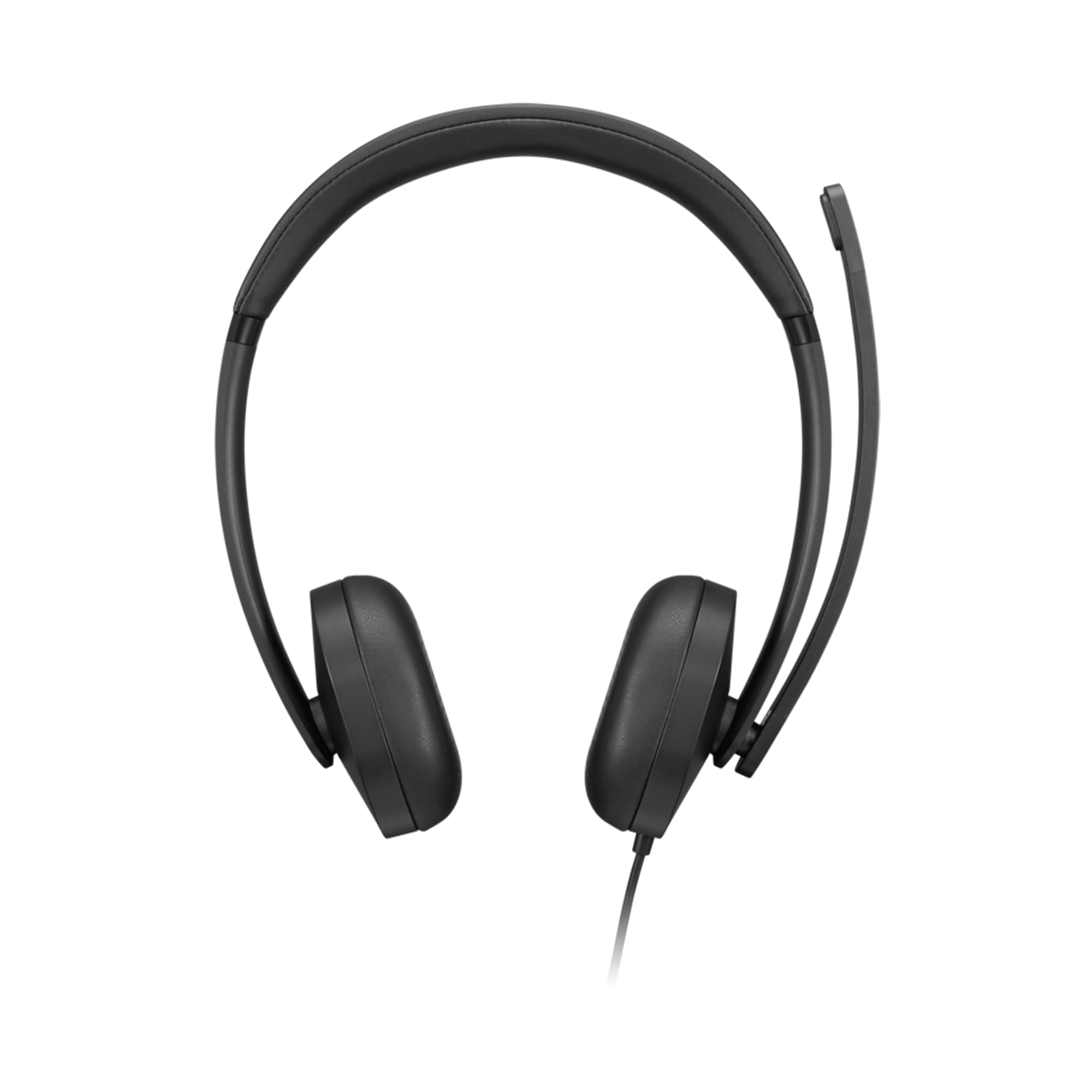 Lenovo Wired VoIP Headset 5000 per Teams, cuffie cablate USB-C con adattatore USB-A, AI noise reduction via LADM, microfono boom reversibile, plug & play