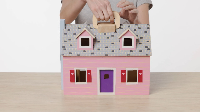Melissa & Doug Princess & Horse - Set di bambole in legno