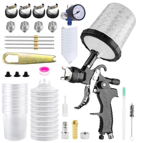 Aeropro Tools R700 Lvlp Pistola Pulverización Aire Boquilla Estándar 1 8 Mm Pistola Pintura Alimentación Gravedad