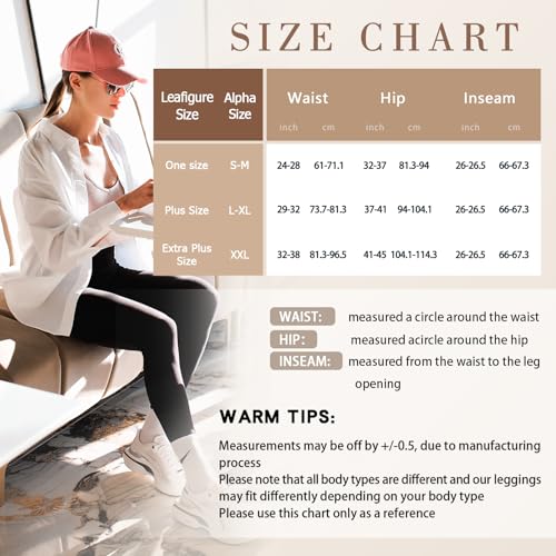 Leafigure Womens High Waisted Leggings - image 7