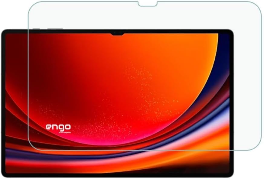 Engo Samsung Galaxy Tab S9 Ultra 14.6 inç ile Uyumlu Ekran Koruyucu Nano Şeffaf SM-X910