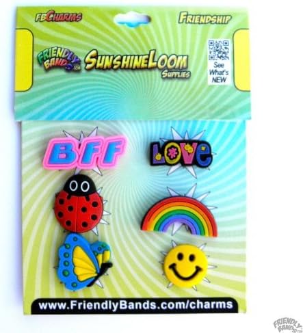 Friendly Bands Sunshine Charms Pack (6 Pack), Friendship