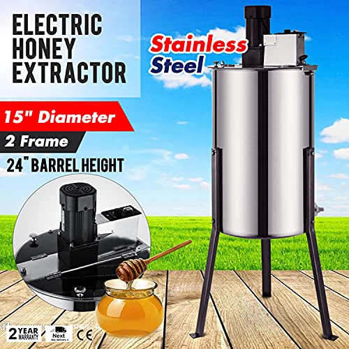 Elektrische Honing Shaker Roestvrijstalen Honing Extractor Two-Box Honey Shaker Honey Beater Elektrische Separator met… - Image 5