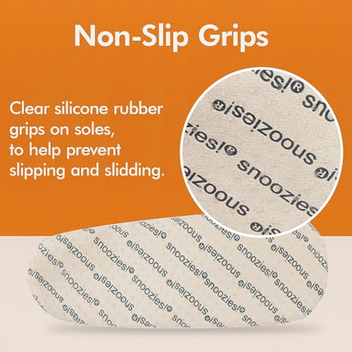 Image of Snoozies Slipper Socks -Funny Quote House Slippers for Women, Non-Slip Fuzzy