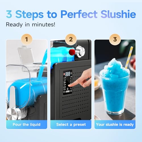 Image of SYINTAO 2-in-1 Slushie & Soft Serve Ice Cream Maker