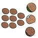 POPETPOP 8pcs Natural Brown Pet Pad Coconut Bird Nest Mats for Pigeon Bird Eggs Design Comfortable Warm Bedding for Pet Nests