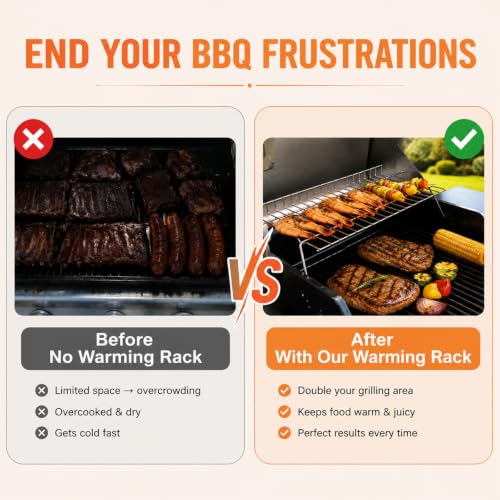 Image of Grill Warming Rack for Charbroil Performance 4-Burner 463377319 Gas Grill