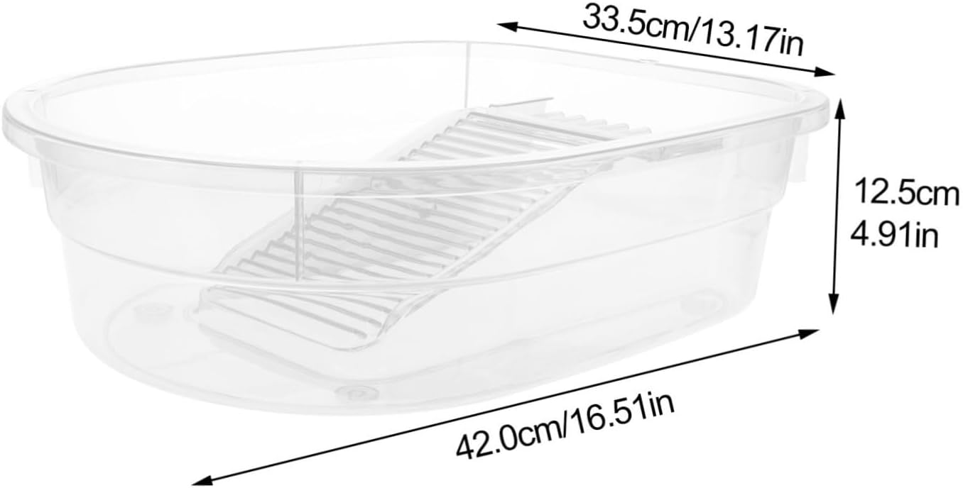 Washboard Laundry Basin with Washboard High Transparency Hand Washing Clothes Basin for Baby and Household Use Sturdy Plastic Wash Tub for Dorm and Home