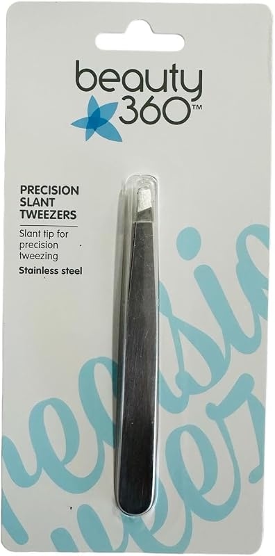 Pinça de precisão Beauty 360 com ponta chanfrada