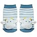 Produktbild Fehn Rasselsocken Baby Drache  Babysocken mit Rassel Funktion und Drachen-Köpfchen, Socken zur Förderung der Motorik  Babykleidung optimal als Erstlingssöckchen  Für Babys & Kinder von 0-12 Monaten