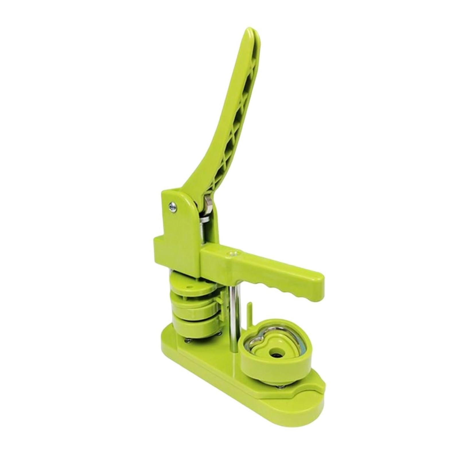 57mm X 53mm Maszyna Do Robienia Guzików W Kształcie Serca Zestawy Startowe Lusterka DIY NiekońCząCa Się Zabawa(Green)