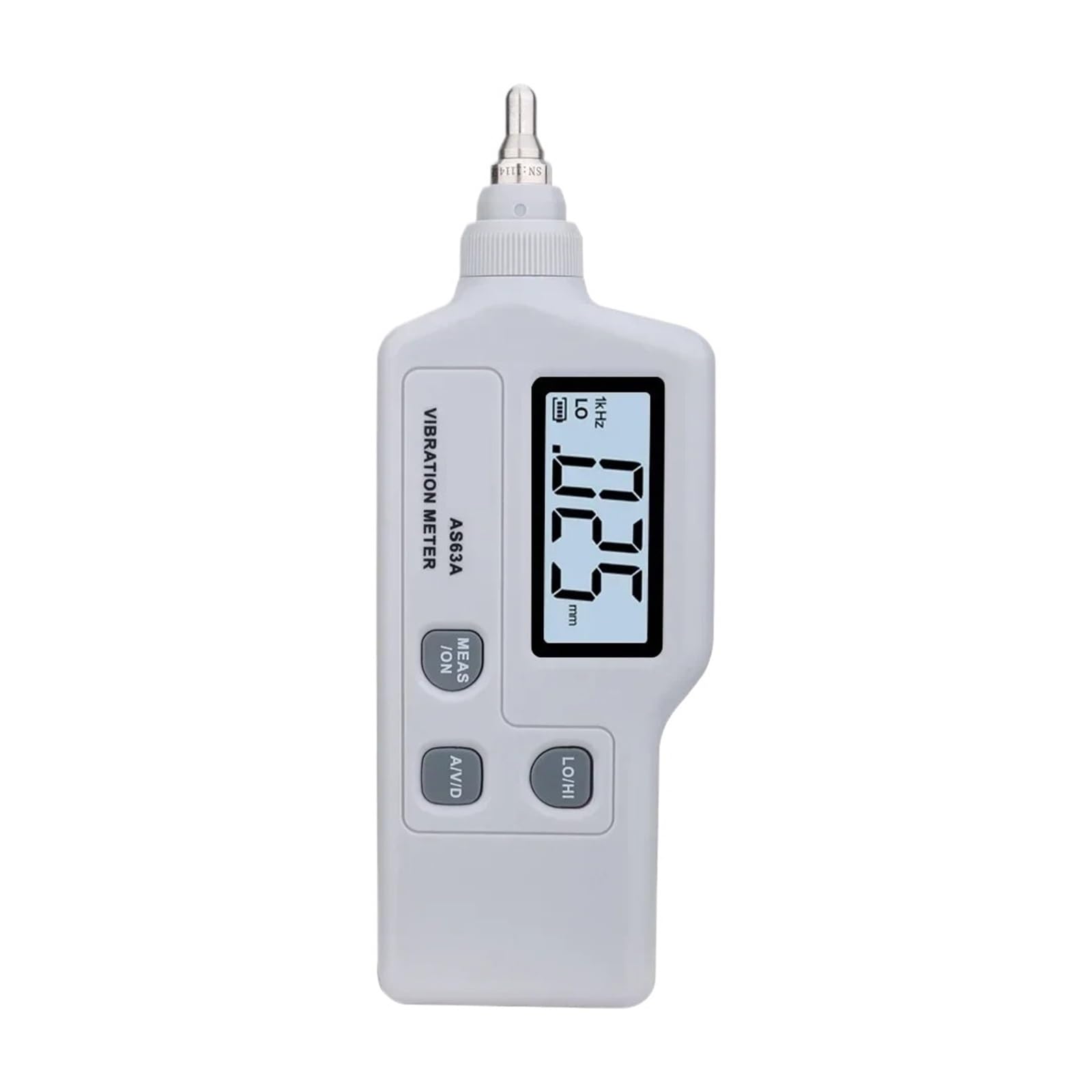Gqnblvhzupdm One Color Vibration Tester Portable Vibration Meter Smart Sensor As63a Acceleration/Displacement Velocity Measurer Analyzer Vibrometer