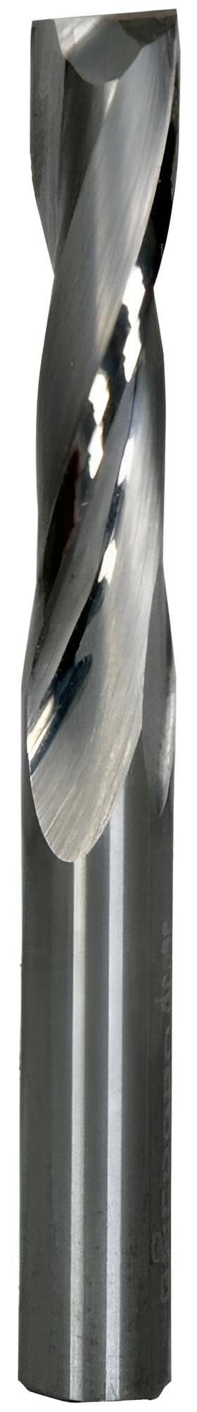 VHM Fresa de ranurado en espiral, fresadora CNC para madera, MDF Z = 2 fresas de extremo con ranura pulida (12,0 x 35 x 82 – d2 = 12 mm)