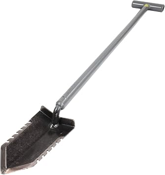 T- Handle 36 Heavy Duty Metal Detector Shovel Double Serrated Blade
