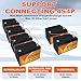 12V 100Ah LiFePO4 Lithium Battery, Group 31 Low-Temp Protection LiFePO4 Battery Built-in Smart BMS, 8000+ Deep Cycles 1280Wh Rechargeable 100A Batterys Waterproof for Solar, Home, RVs