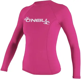 O'Neill Wetsuits Women's Basic 50+ Long Sleeve Rash Guard
