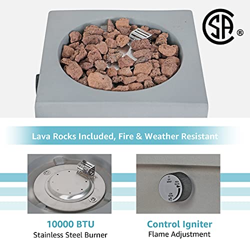 Portable Tabletop Fireplace Small Propane Fire Pit