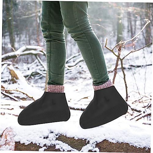Cubrebotas de Silicona Impermeable Negro Talla L miniatura 7