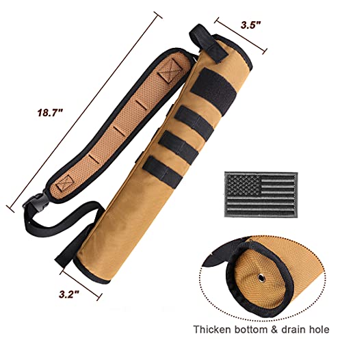 image for KRATARC Archery Lightweight Back Arrow Quiver Dual Use Foldable Compac