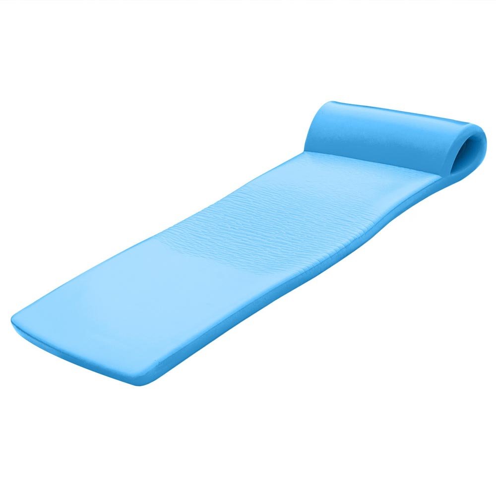 Pool Mate XX-Large Foam Mattress Swimming Pool Float with Bonus Kool Kan, Marina Blue