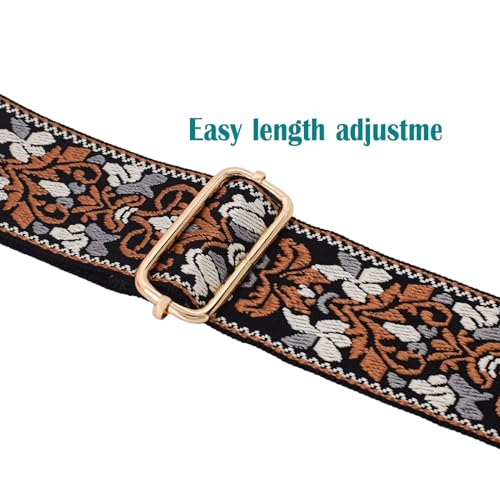 Image of Strap Purse Crossbody Bag Strap Replacement Metal Swivel Hook Shoulder Strap Guitar Strap for Crossbody Bag /luggag