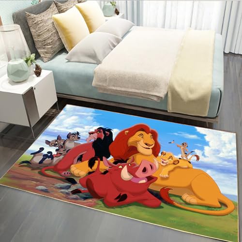 ShMizz Kinderteppiche, Le ROI Lion Simba Anime Teppiche, Schallisolierende Spielteppiche,...