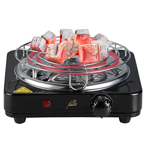 Fuze Kohleanzünder (1000W | mit Zange | tragbares Kohlesieb) Kohlegrill | Kohleanzünder für Kohle Grill | elektrischer… – Bild 6