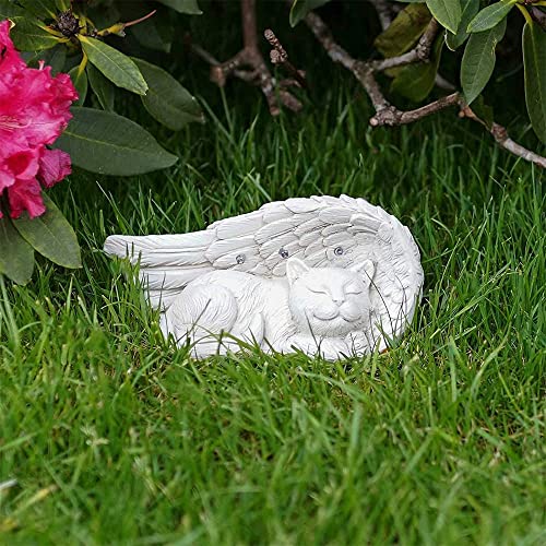 Iheartcats Forever My Guardian Angel Cat Memorial Garden Solar Light Gift #TOP2