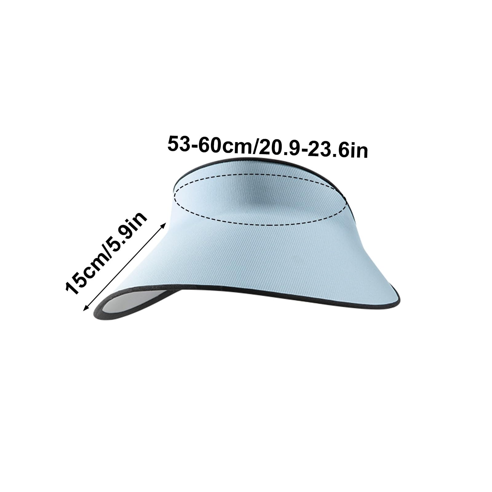 Sombrero Deportivo Ligero y Plegable con ala Ajustable; Adecuado for Deportes Al Aire Libre