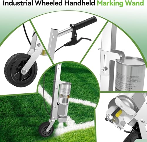 2393000 Marking Wand for Inverted Marking Spray Paint, Marking Spray Paint Wand Suitable for Temporary Marking Paint, Marking of Sports Fields, Building Construction Line(Round-Tip Nozzle) - Thumbnail 4