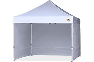 ABCCANOPY Easy Pop Up Canopy Tent with Sidewalls - 8x10