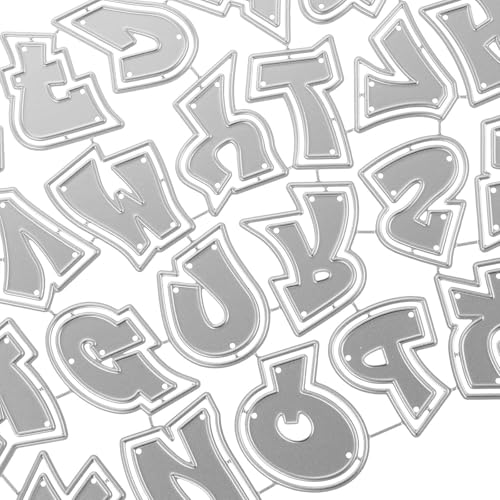 TOVINANNA Carbon Steel Alphabet Cutting Dies for Scrapbooking and Card Making, Precision Embossing Letters with Smooth Finish, Innovative Uppercase Letter Dies for Bookmark Die Cuts and DIY - Image 3