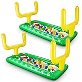 2 Pack Inflatable Football Field Cooler Football Party Drink Cooler Football Party Decor Inflatable Ice Serving Bar for Sports Party Supplies Drink Beer Food, 28 x 53 in