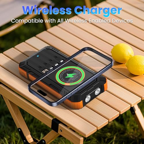 Solar Power Bank 49800mAh Cargador Portátil Inalámbrico miniatura 3