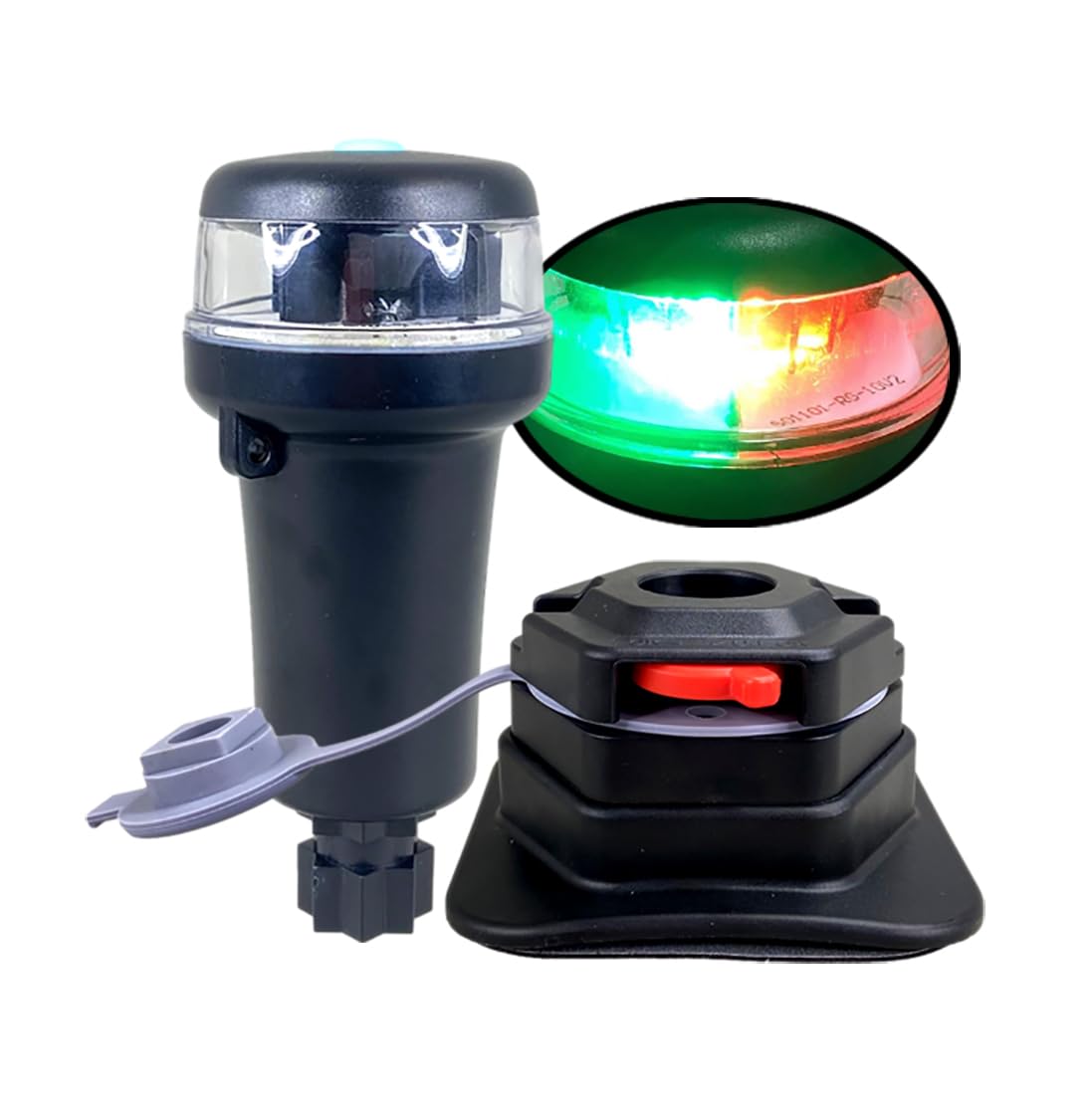 Red Green Nav Lights Pactrade Marine LED - Battery Powered Red/Green Safety  Lights For Small Boats Boat Navigation Lights, image size:1097x1125