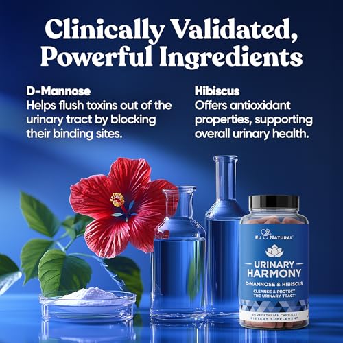 image for Eu Natural Urinary Harmony D-Mannose Supplement - Urinary Tract Health