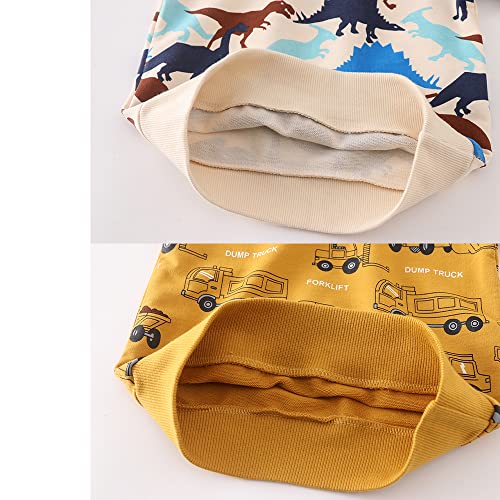 Image of Toddler Boys Crewneck Sweatshirt, Cotton Long-Sleeve Pullover Cartoon Print