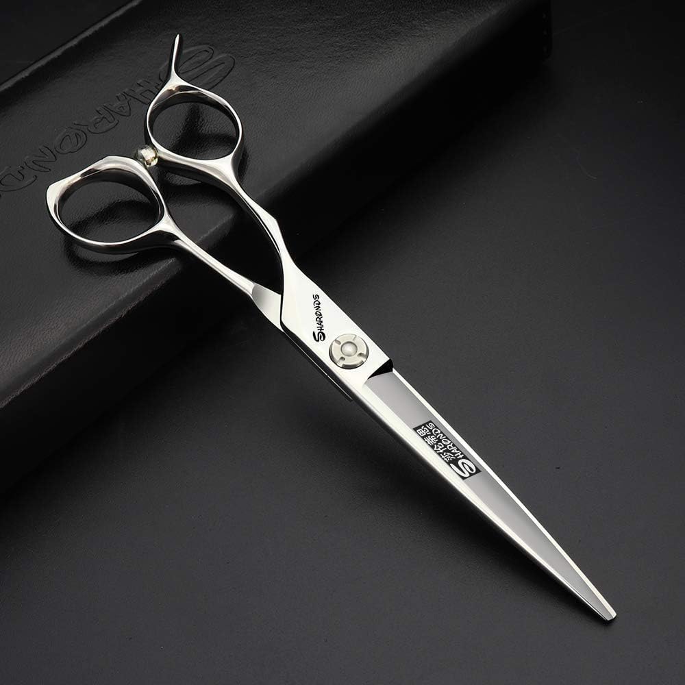 Ensemble de ciseaux gauchers de 6 pouces, ciseaux gauchers, ciseaux de coiffure tranchants en acier inoxydable, spécial pour les coiffeurs (6 pouces - 2pc)