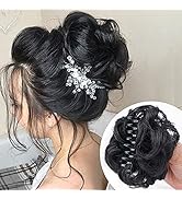 Messy Bun Hair Piece DeeThens Claw Hair Bun Hairpieces for Women Clip in Claw Hair Natural Lookin...