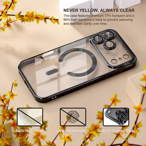 Image of Misea Magnetic for iPhone 17 Pro Max Case Compatible MagSafe Black
