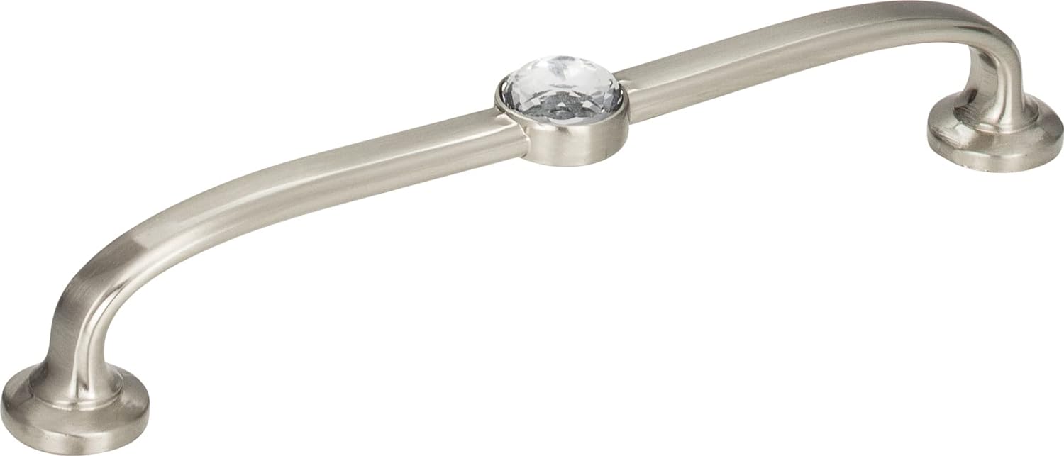 Atlas Homewares 345 Crystal Bracelet Cabinet Pull 128 MM Center, Polished Chrome