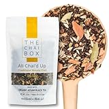 The Chai Box Loose Leaf 100% Organic Black Tea - Featured in Oprah's Favorite Things | Caffeinated Black Tea with Ginger, Cinnamon, Clove, Fennel & Cardamom (Pack of 1) 2.5 oz | Makes 25 Cups | Small Batch Loose Leaf Tea with Whole, Premium Spices