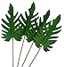 Warmter Tropical Palm Leaves for Hawaiian Luau Party Decoration Plants Supplies and Favors