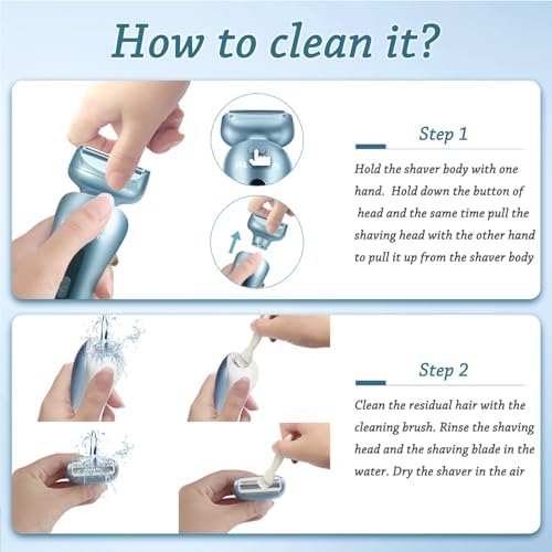 Electric Razors for Women for Legs Bikini Trimmer — close-up of materials and construction quality