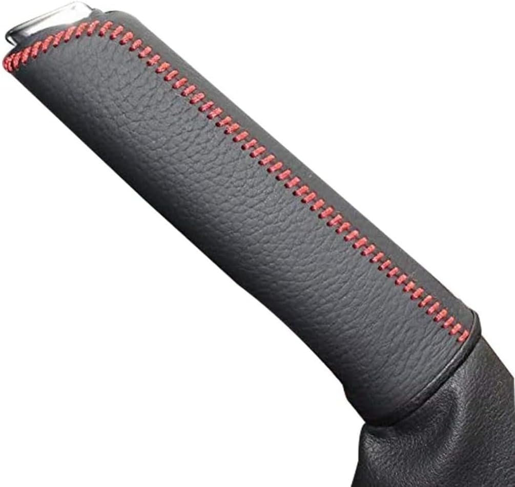 Compatible with Volkswagen Jetta 2011-2016 / Golf 2015 2016 / Beetle Passat 2012-2016 Leather Cover for Hand-Brake Levels Handle-bar Parking Accessories Black