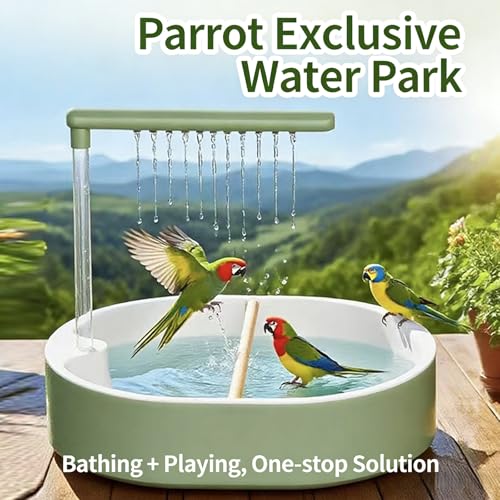 Baignoire automatique intelligente perroquets à circulation d'eau - 3
