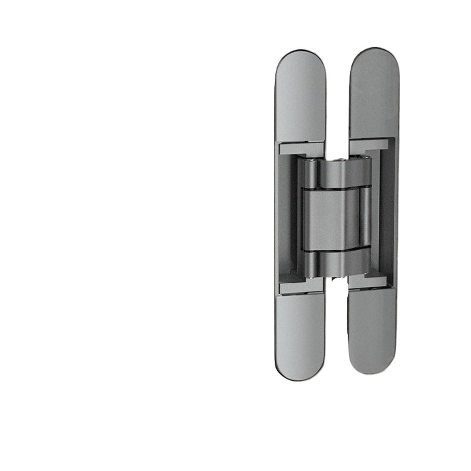 Kdhcvkz 40Kg-Silver 2Pcs 40/80Kg Door Hinged Hidden Wooden Door Folding Hinge(40Kg-Silver)